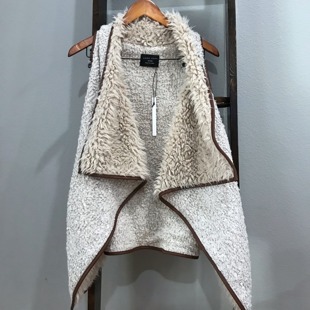 Faux fur vest